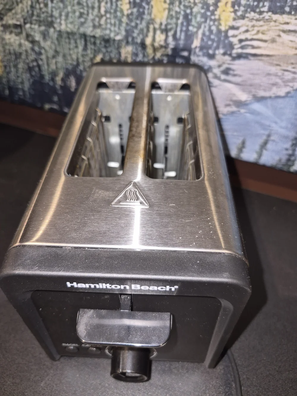Hamilton Beach 2-Slice Extra-Wide Slot Toaster - Black & Stainless Steel